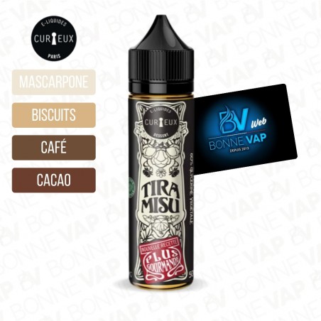 Tiramisu 50ml - Curieux