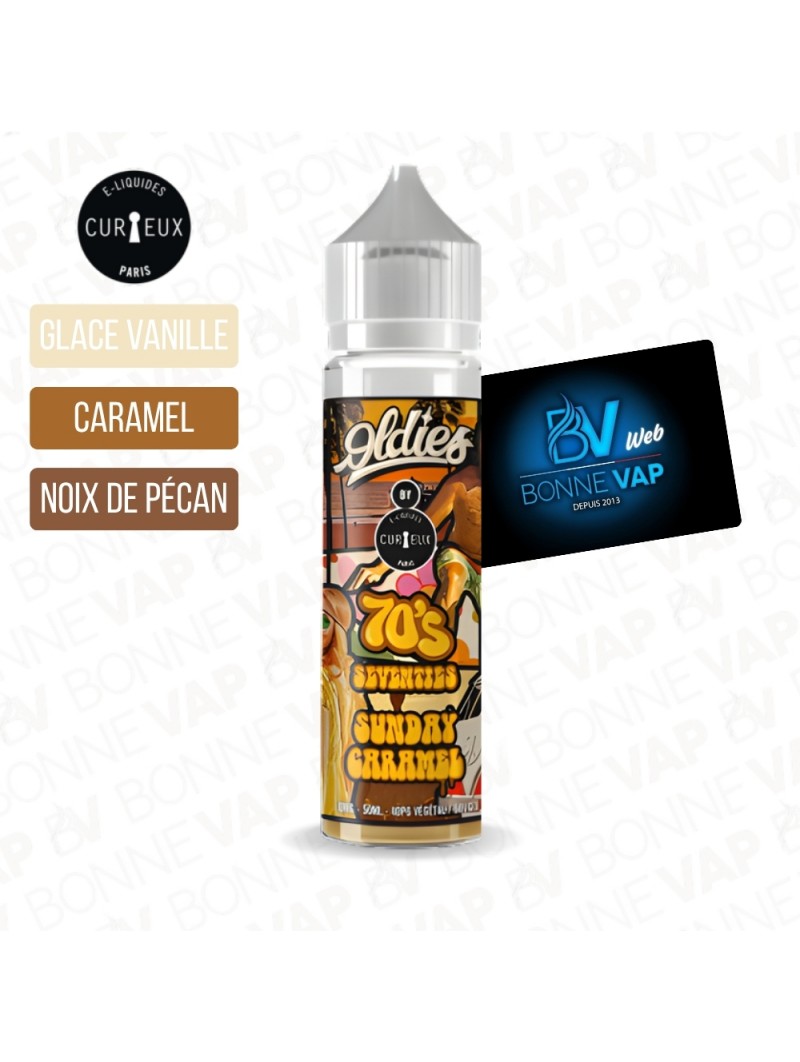 Sunday Caramel Seventis Oldies 50ml - Curieux