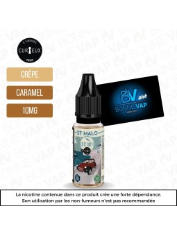 E-liquide Saint Malo 10ml "Sels" - Curieux