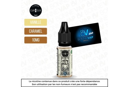 Crème Brulée 10ml "Sels" - Curieux - 10mg