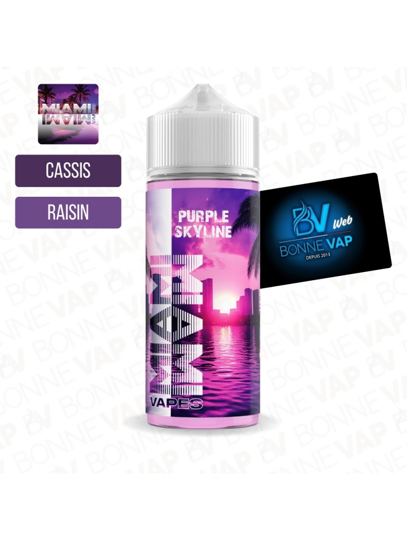 Purple Skyline 100ml - Miami Vapes