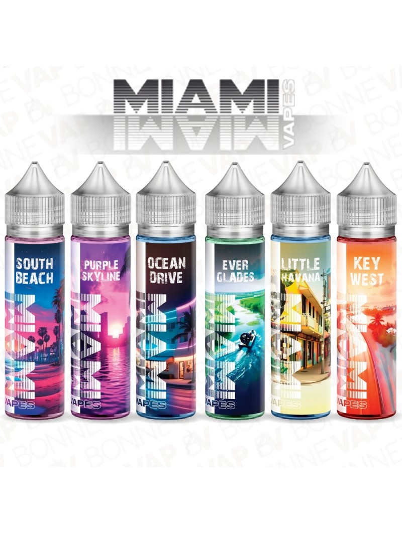 Miami Vapes 50ml – Pack Découverte