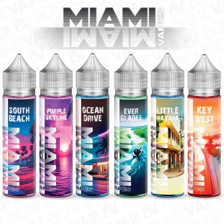 Miami Vapes 50ml – Pack Découverte