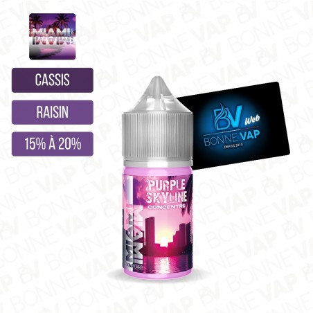Concentré Purple Skyline 30ml - Miami Vapes