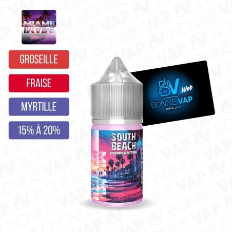 Concentré South Beach 30ml - Miami Vapes