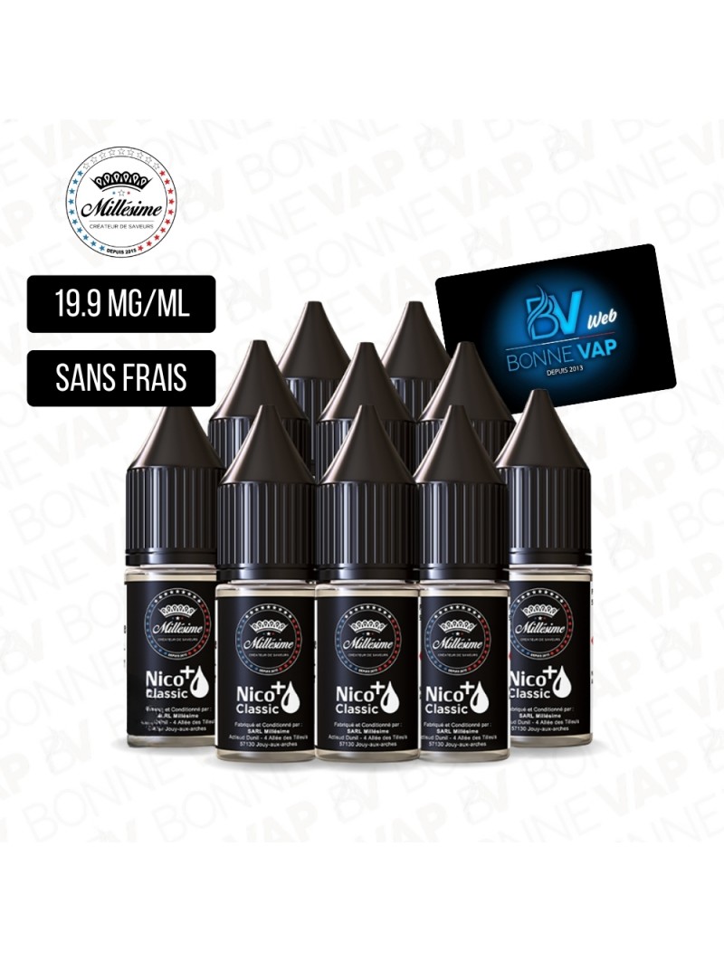 Pack 10 Boosters de Nicotine - Millésime