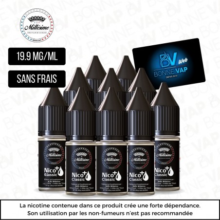 Pack 10 Boosters de Nicotine - Millésime