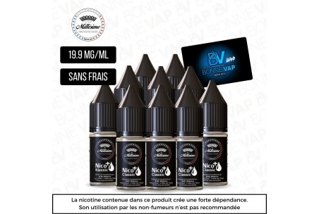 Pack 10 Boosters de Nicotine - Millésime - 19.9mg
