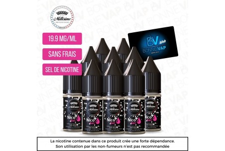 Pack 10 Boosters Sels - Millésime - 19.9mg