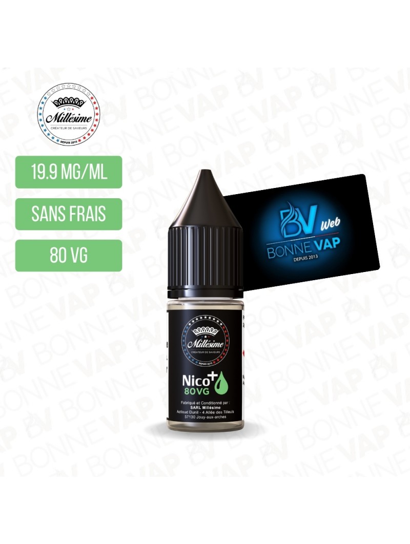 Booster 80VG 10ml - Millésime