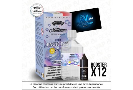 Pack DIY 12mg 200ml 5050 - Millésime - Prévention