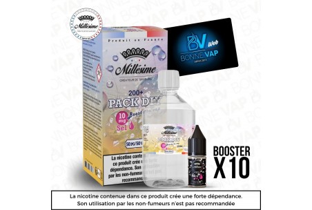 Pack DIY Sels 10mg 200ml 5050 – Millésime - Prévention