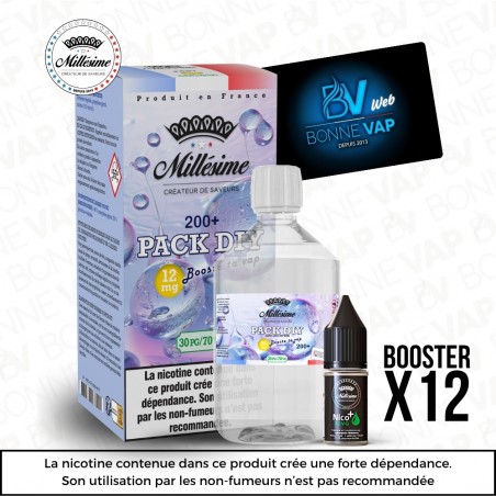Pack DIY 12mg 3070 200ml - Millésime
