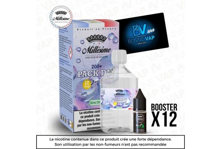 Pack DIY 12mg 3070 200ml - Millésime - Prévention