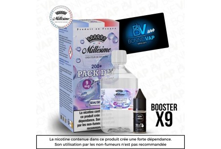 Pack DIY 9mg 200ml 5050 - Millésime - Prévention