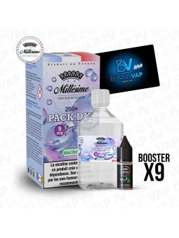 Pack DIY 9mg 200ml 30/70 - Millésime