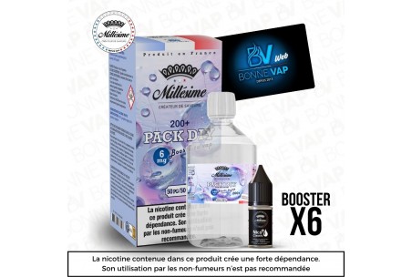 Pack DIY 6mg 200ml 50/50 - Millésime - Prévention