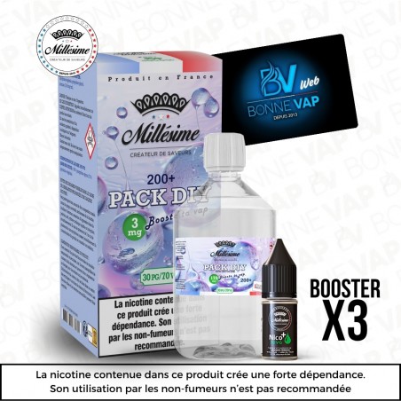 Pack DIY 3mg 200ml 3070 - Millésime
