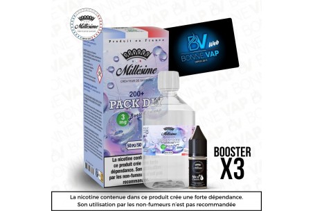 Pack DIY 3mg 200ml 5050 - Millésime - Prévention