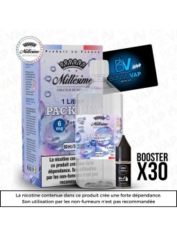 Pack DIY 6mg 1L 5050 - Millésime - Prévention