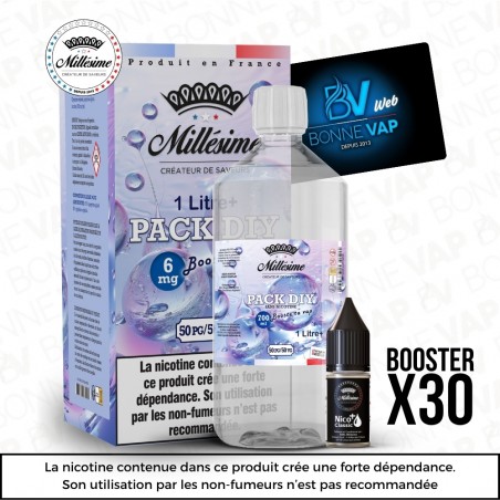 Pack DIY 6mg 1L 5050 - Millésime