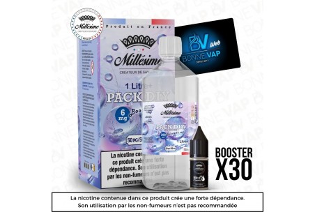 Pack DIY 6mg 1L 5050 - Millésime - Prévention