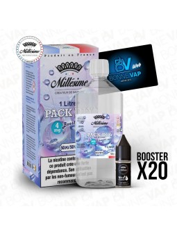 Pack DIY 4mg 1L 5050 - Millésime