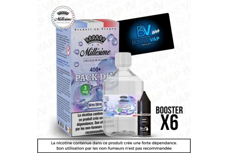 Pack DIY 3mg 400ml 5050 – Millésime - Prévention