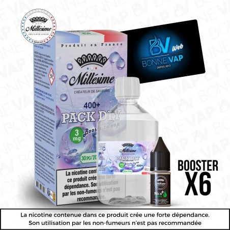 Pack DIY 3mg 400ml 3070 - Millésime