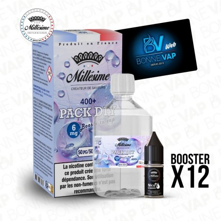Pack DIY 6mg 400ml 5050 - Mill&eacute;sime