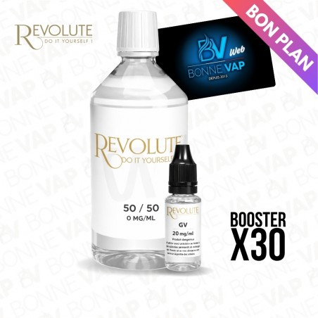 Pack DIY 6mg 1L 50/50 - Revolute - Bon Plan