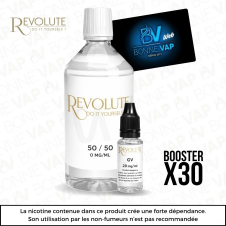 Pack DIY 6mg 1L 50/50 - Revolute - Bon Plan