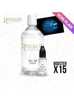 Pack DIY 3mg 1L 50/50 - Revolute - Bon plan