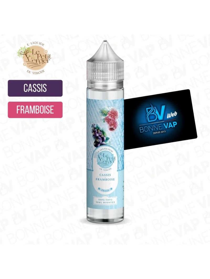 Cassis Framboise Frais 50ml - Le Petit Verger