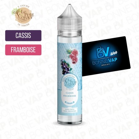Cassis Framboise Frais 50ml - Le Petit Verger