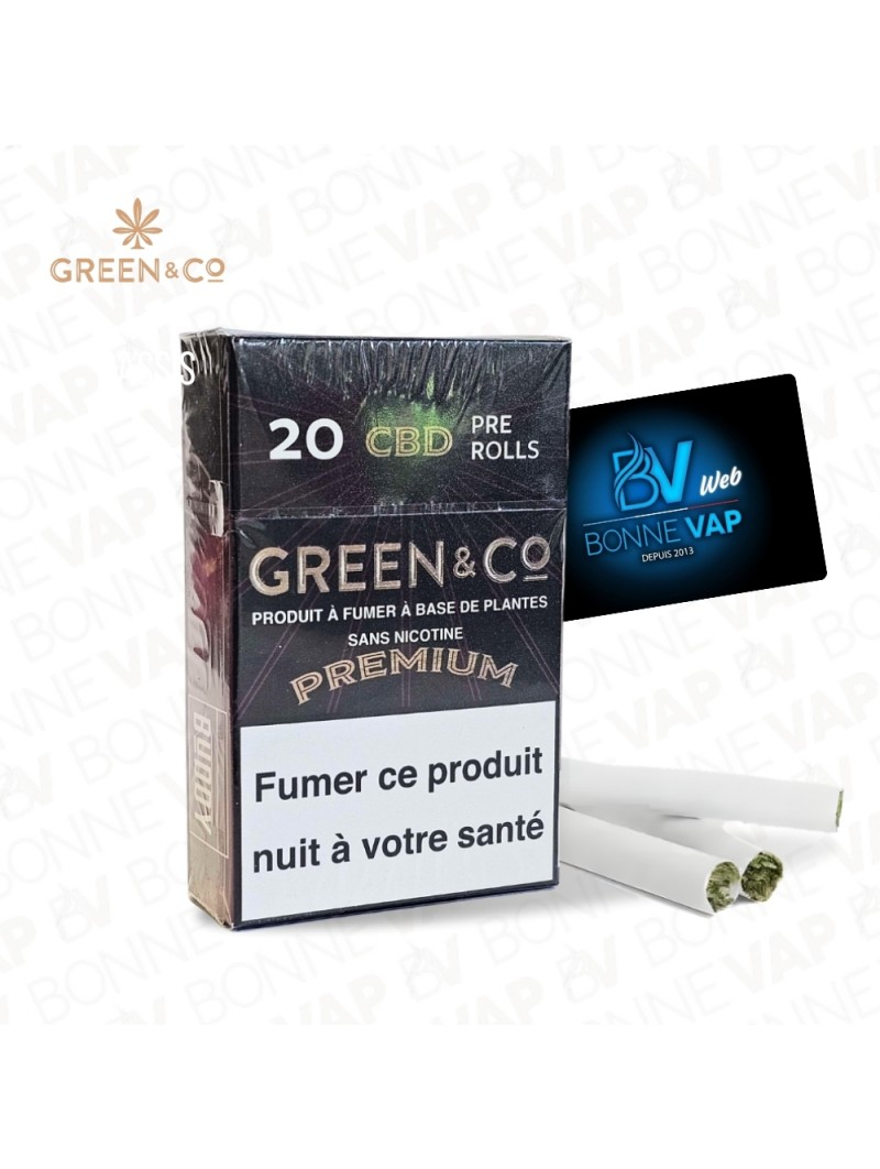 Cigarette CBD Premium - Green & Co