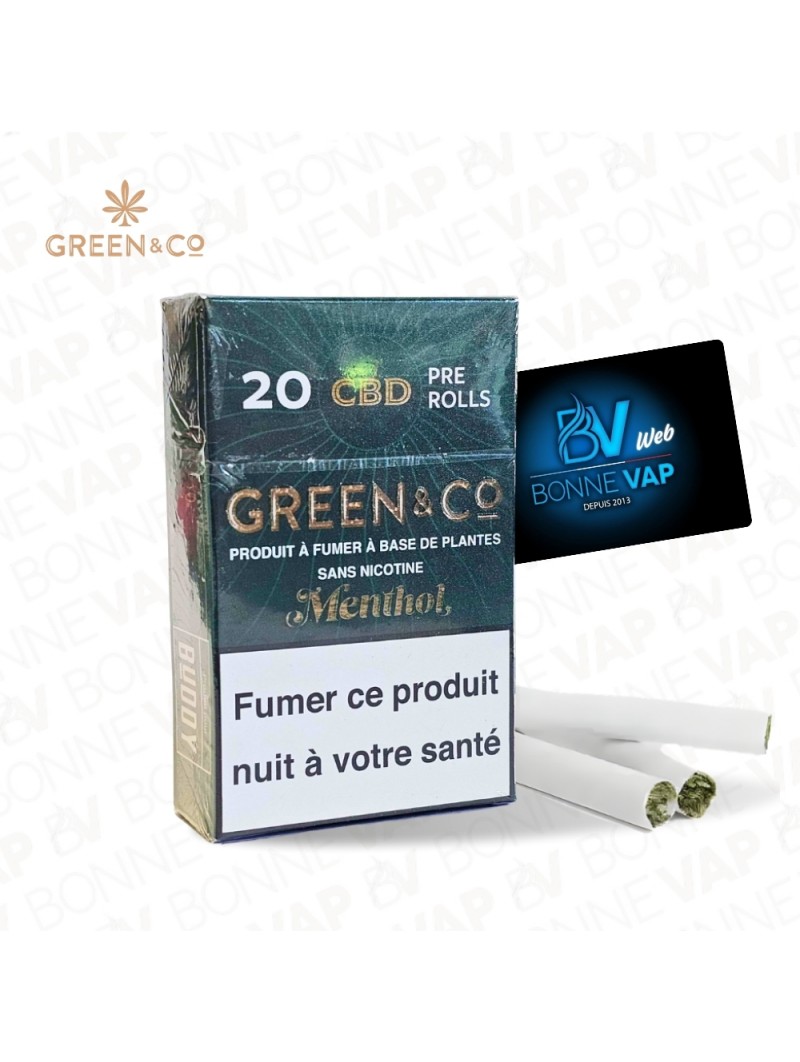 Cigarette CBD Menthol - Green & Co