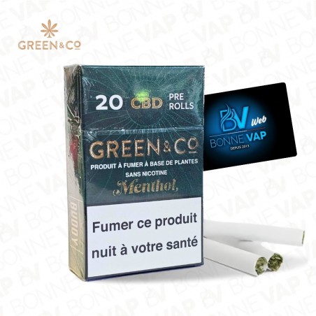 Cigarette CBD Menthol - Green & Co