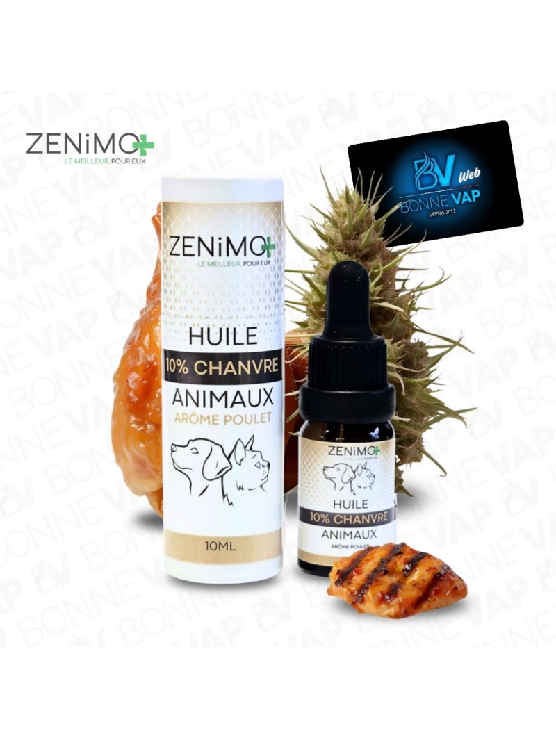 Huile Animaux CBD Poulet - Zenimo +