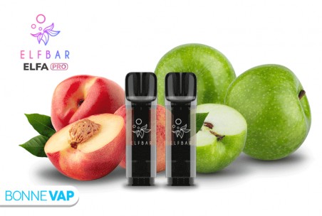 Cartouches ELFA PRO Pomme Pêche | ELFBAR