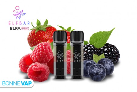 Cartouches ELFA PRO Fruits Rouges | ELFBAR