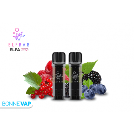 Cartouches ELFA PRO Fruits des Bois | ELFBAR