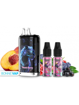 PUFF KONG MAX PÊCHE MYRTILLE FRAMBOISE | 30 000