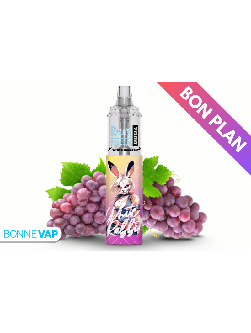 Puff Isabella Grape - RandM TORNADO 7000 - Bon Plan