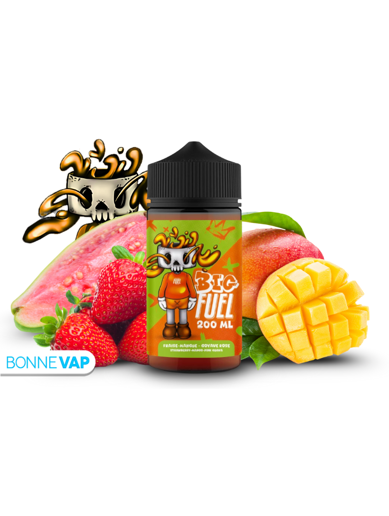 E liquide Fraise Mangue Goyave Rose Big Fuel 200ml