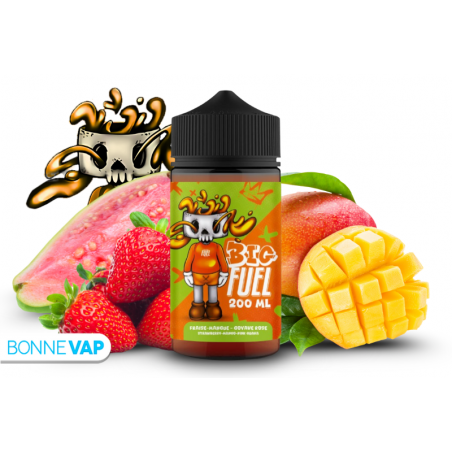 E liquide Fraise Mangue Goyave Rose Big Fuel 200ml