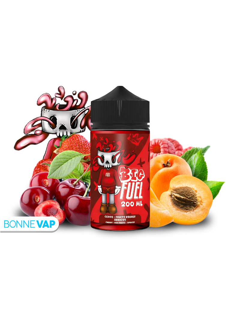 E liquide Cerise Fruits Rouges Abricot Big Fuel 200ml