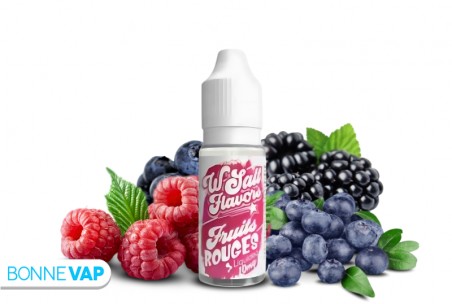 E liquide Fruits Rouges Wsalt by Liquideo 10ml | Sels de Nicotine