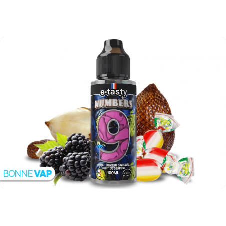 E-liquide Numbers 9 100ml | E.TASTY