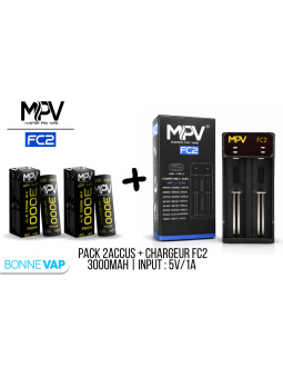 Pack Chargeur FC2 + 2 accus 3000mAh - MPV - Information